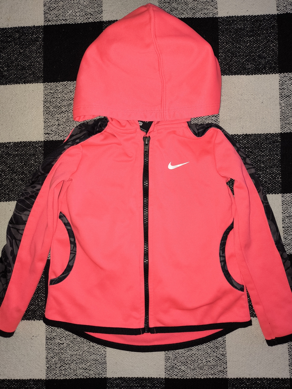 Nike Kids' Pink Hooded Jacket